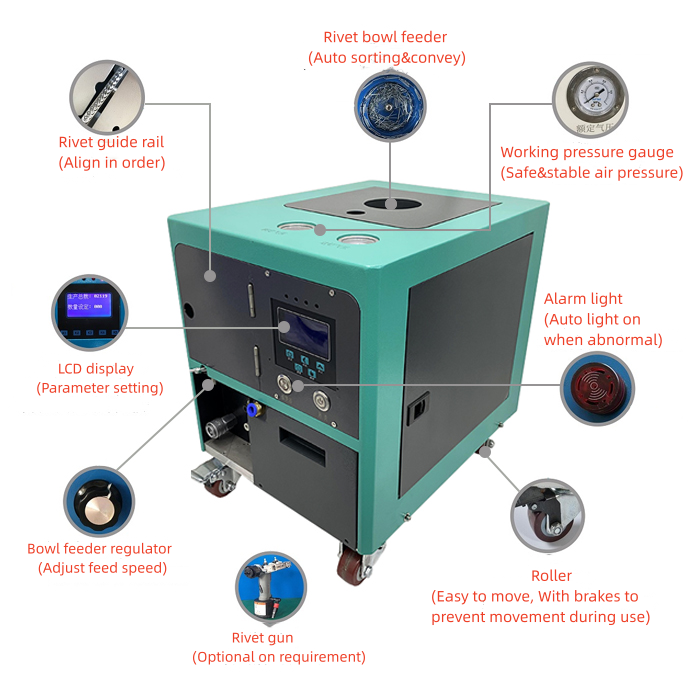 자동 리벳 팅 머신