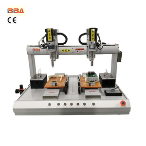 트윈 스크류 피더와 이중 스크루 드라이버 헤드가있는 BBA 자동 나사 고정 로봇 동시 2- 스크류 어셈블리