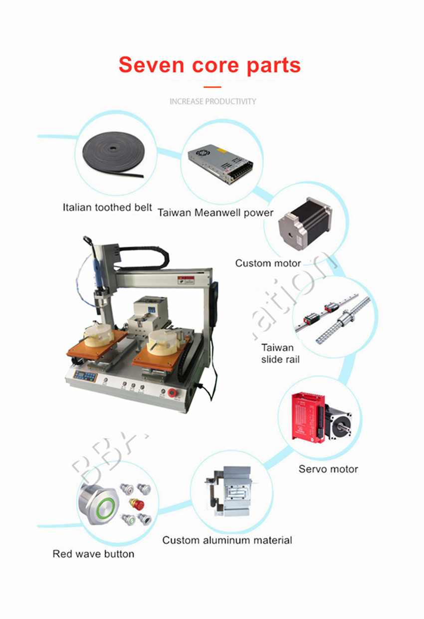 팬 나사가 기계를 조립합니다