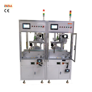 서보 모터, 자동 블로킹 스크류 피더 및 조립 라인 작업을위한 컨베이어 트랙이있는 맞춤형 인라인 드라이버 머신